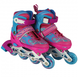 Ролики Cosmoride Sunshine розово-голубые (39-42)
