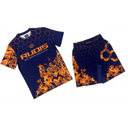 Набор майка/шорты (5 комлпектов) RUDIS (TR)3052 взрослый, оранжевый (S-XXL)