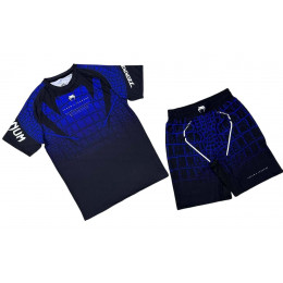 Набор майка/шорты (5 комлпектов) VENUM UFC (TR)3054, взрослый, черный/синий (S-XXL)
