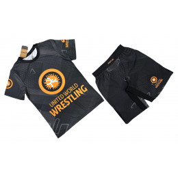 Набор майка/шорты (6 комплектов) ASICS (TR)2020, детский, цвет черный, (128-XS)