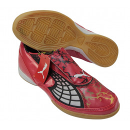 Кроссовки PUMA, красный/черный, р45