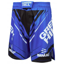 Набор шорт тренировочных GREEN HILL (MODEL 121), детские, черный/синий, 128 (6-7л)-XS(12-13л)