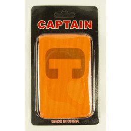 Капитанская повязка для футбола и командных видов спорта, оранжевая