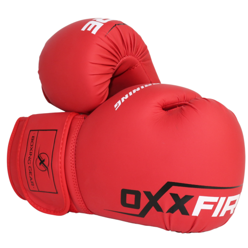 Перчатки боксерские OxxFire Training, красные (10 OZ)