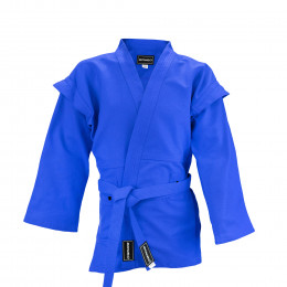 Куртка для самбо BoyBo, 550г/м2, синяя, BSJ120 (2XL (190))