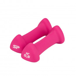 Гантель неопреновая ESPADO ES1118PK розовая, 1 пара (0.5)