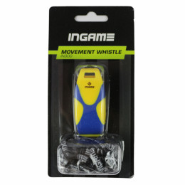 Свисток Ingame Classic IN300, жёлто-синий