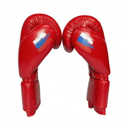 Перчатки боксерские BoyBo ТВИН/TWIN (IKB-42), одобрено ФБР и ФКР, красный (12 OZ)