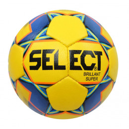 Мяч футбольный SELECT BRILLANT(textured), желтый/синий, №5