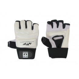 Перчатки для тхэквондо WTF MOOTO, DX, белые, XS