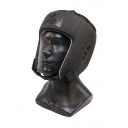 Шлем боксерский SOLTAS, открытый, черный, DX TOP SOFT MATT, (L)