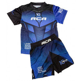 Набор майка/шорты (4 комплекта) ACA(NEW MODEL) 171, детские, цвет синий, 152 (6-7л)-XS(9-10л)