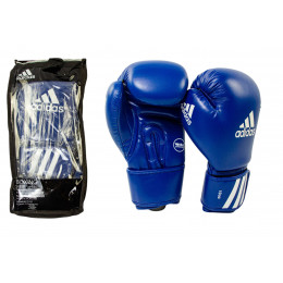 Перчатки боксерские , adidas(реплика) в упаковке, DX (10 OZ, синий)