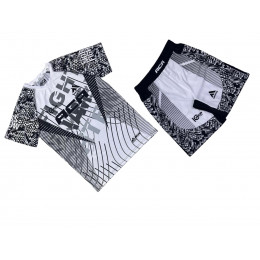 Набор майка/шорты (5 комлпектов) ACA(TR) 2008 взрослый, (бело/черный), (S-XXL)