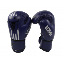 Перчатки боксерские OXXFIRE М-1, DX, (16 OZ), синий/черный