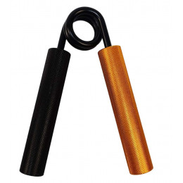 Эспандер кистевой пружинный, 45 кг, черный/золотой