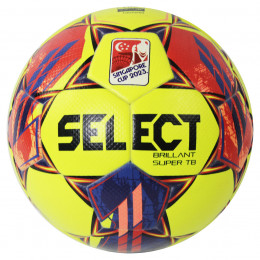 Мяч для футбола SELECT BRILLIANT SUPER TB (№5), желт/красн/син, модель №10