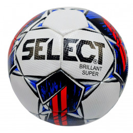 Мяч для футбола SELECT BRILLIANT SUPER (REPLICA). белый/красный/синий  №5