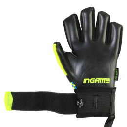 Перчатки вратарские Ingame ProBlack сине-салатовые (10)