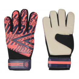 Перчатки вратарские UMBRO(Размер 9), розовый/черный, модель №7