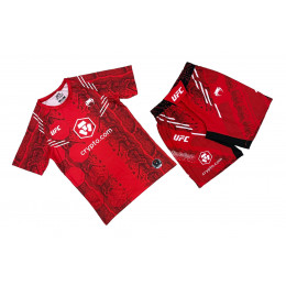 Комплект шорты/футболка (2) VENUM UFC(CRYPTO)12049, цвет красный(XXL)