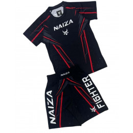 Набор майка/шорты (6 комплектов)  BYKA NAIZA 2053, черный, для детей (128-XS)