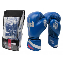 Перчатки боксёрские CLINCH DX(упаковка), синие (12OZ)