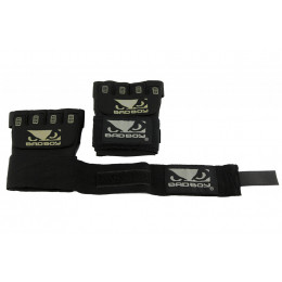 Перчатки гелиевые (быстрый бинт) Bad Boy Carbon, M