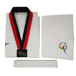 Добок для тхэквондо WTF WORLD TAEKWONDO, размер 00000/90