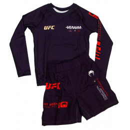 Набор рашгард/шорты (2 комплекта) VENUM UFC(NEW MODEL) 177, детские, цвет фиолетовый, 128 (4-5л)-140(5-6л)