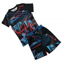 Набор майка/шорты (6 комплектов) VENUM UFC 11039, детский, цвет черный(128-XS)