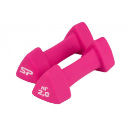 Гантель неопреновая ESPADO ES1118PK розовая, 1 пара (2)