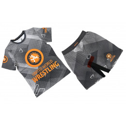 Набор майка/шорты (6 комплектов) ASICS (TR)2020, детский, цвет серый, (128-XS)