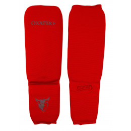Защита голени и стопы OXXFIRE (чулком), красные, XL
