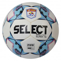 Мяч для футбола SELECT BRILLIANT SUPER TB (№5), бел/голуб, модель №21