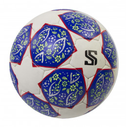 Мяч футбольный SOLTAS, модель №5 красный/желтый/синий/черный, №5